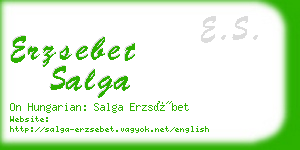 erzsebet salga business card
